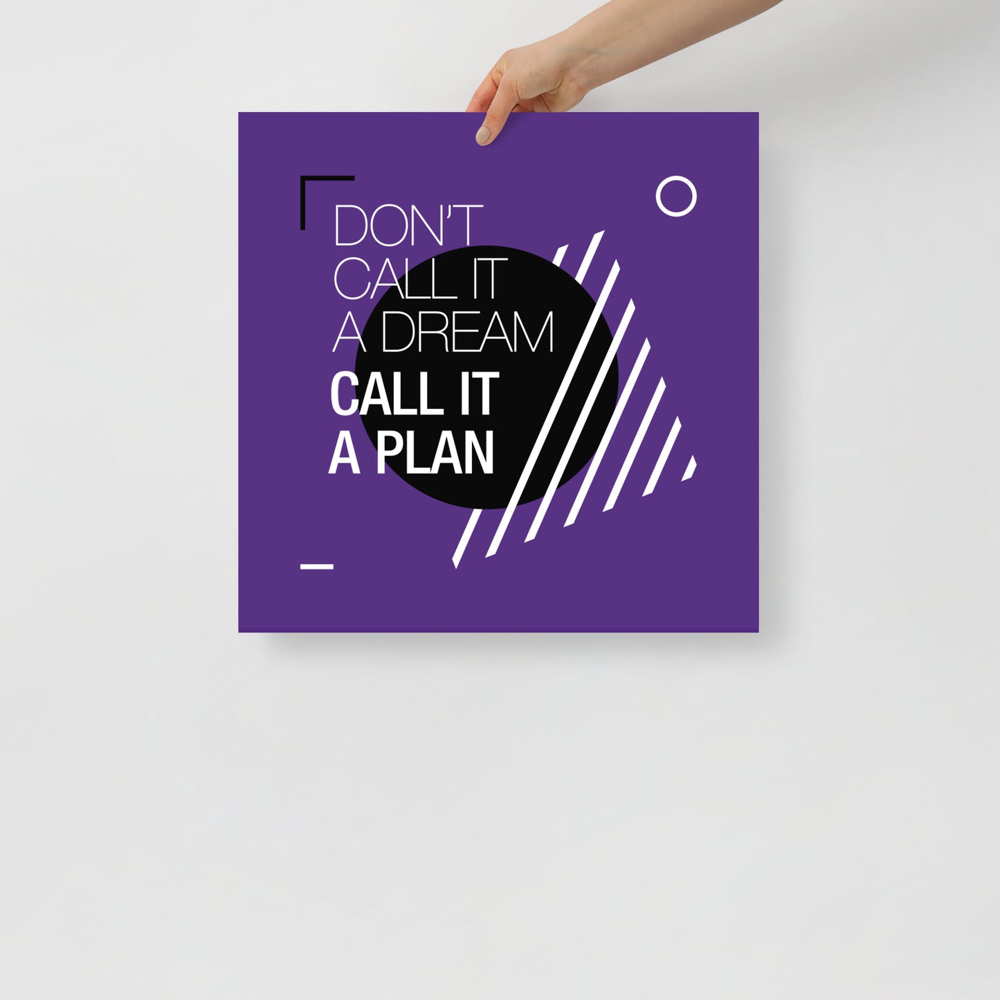 Poster Call It A Plan (Violet)