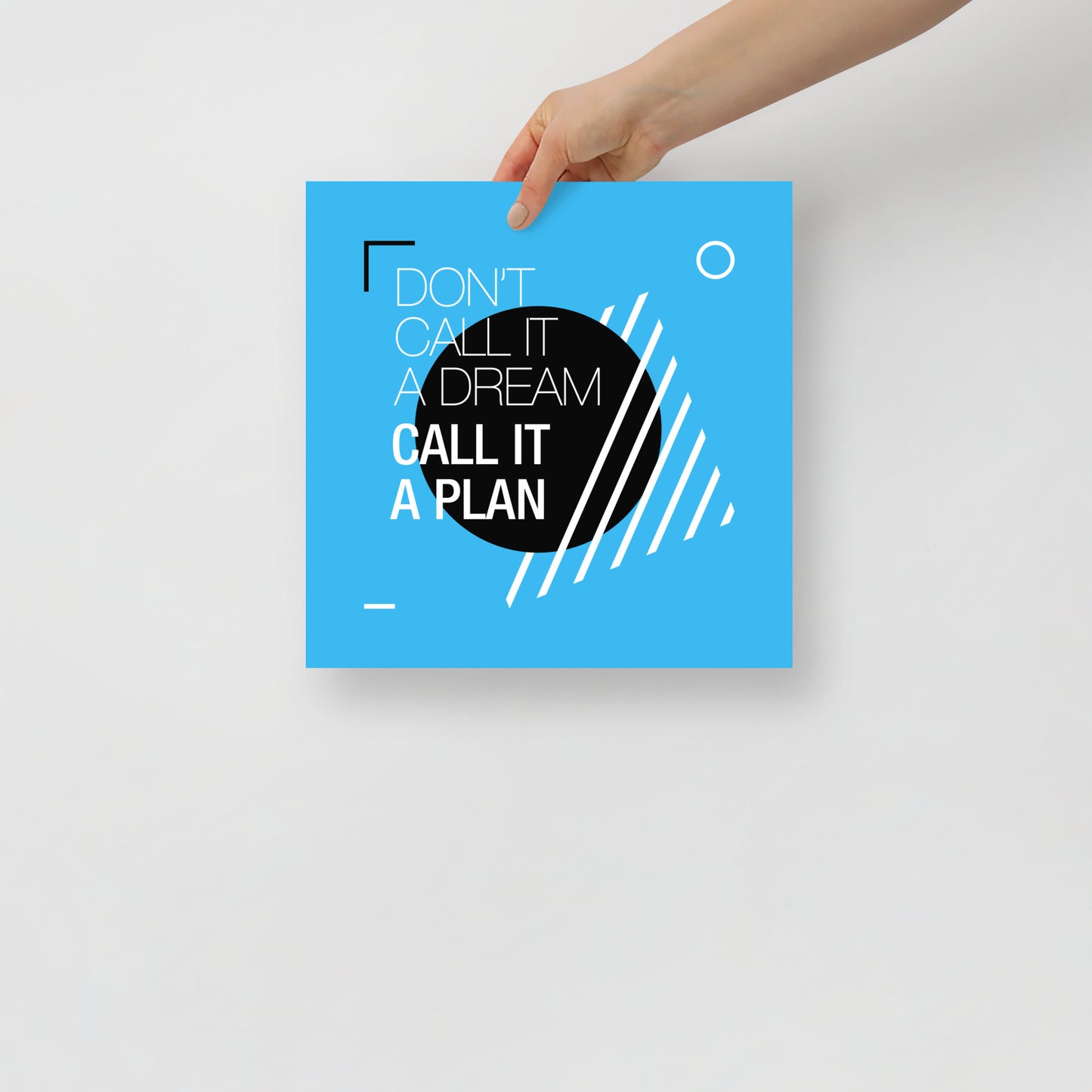 Poster Call It A Plan (Blue)