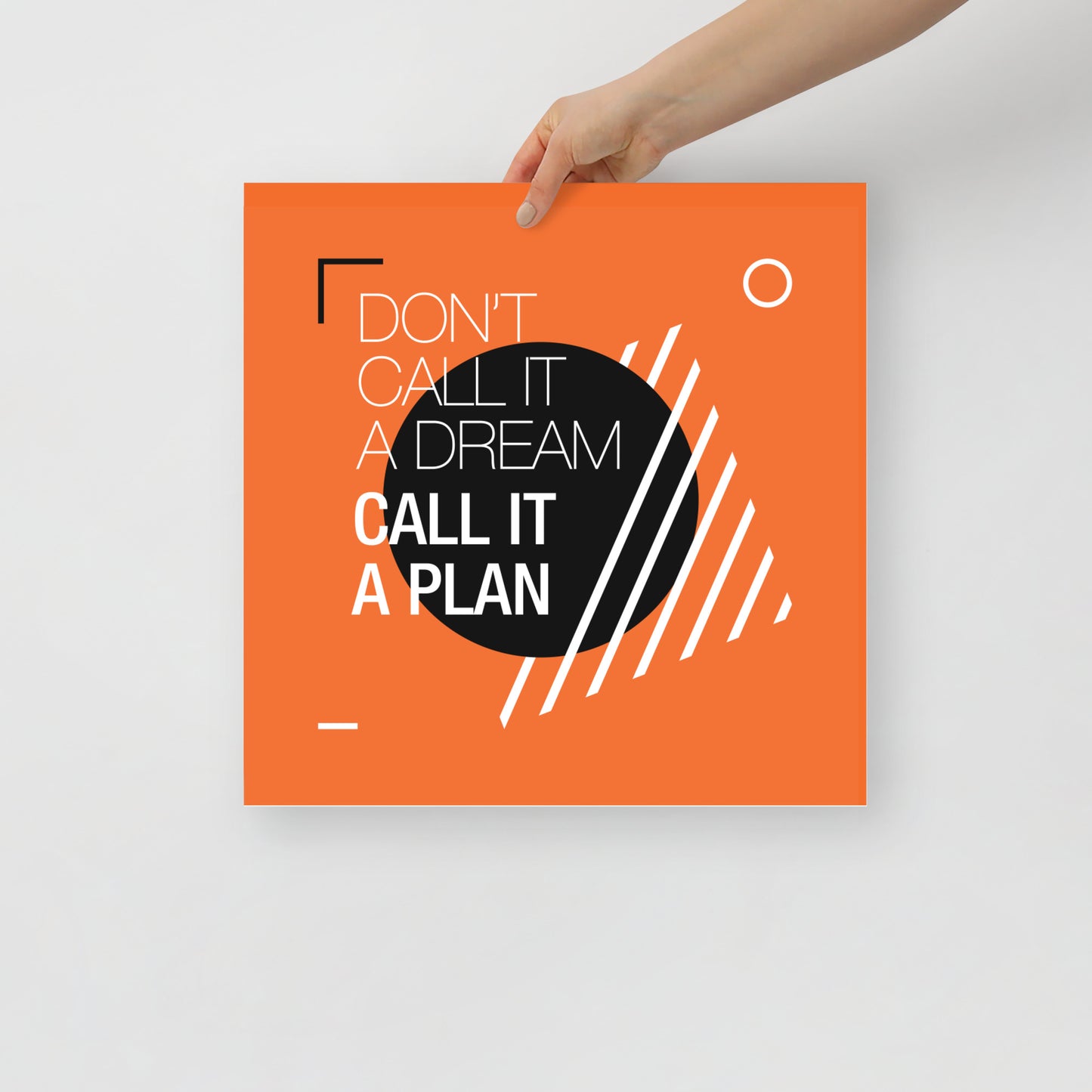 Poster Call It A Plan (Orange)